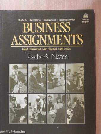 Business Assignments - Teacher's Notes