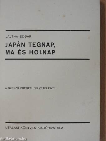 Japán tegnap, ma és holnap