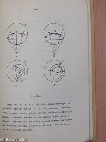 Sztereografikus projekció és alkalmazásai