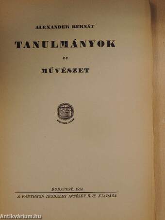 Tanulmányok II. (töredék)