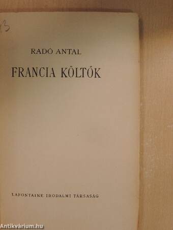 Francia költők