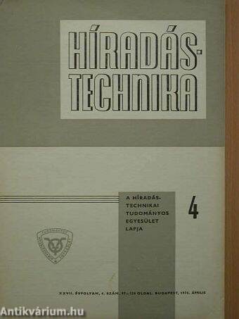 Híradástechnika 1976. április