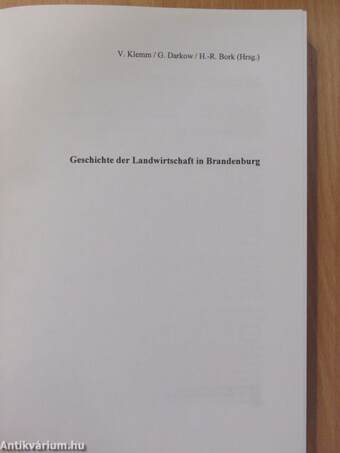 Geschichte der Landwirtschaft in Brandenburg