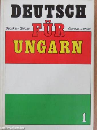 Deutsch für Ungarn 1.
