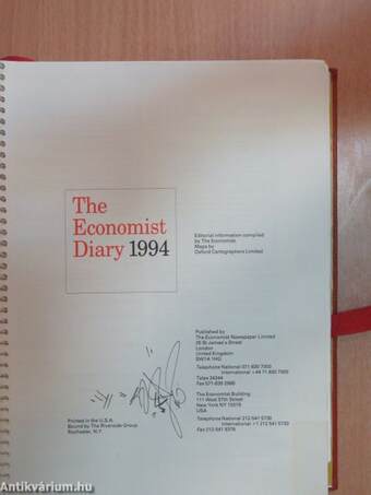 The Economist Diary 1994