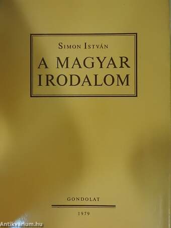 A magyar irodalom 