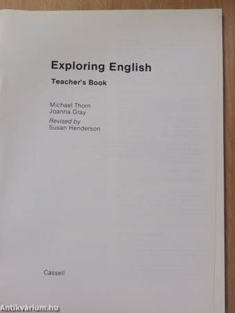 Exploring English - Teacher's Book