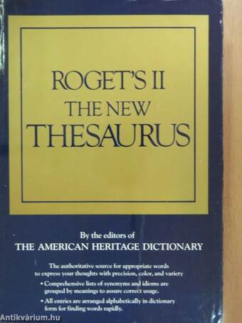 Roget's II: The New Thesaurus