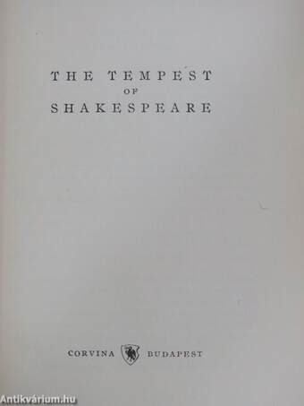 The Tempest of Shakespeare