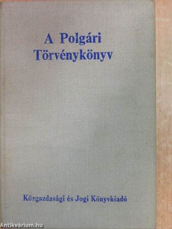 A Polgári Törvénykönyv