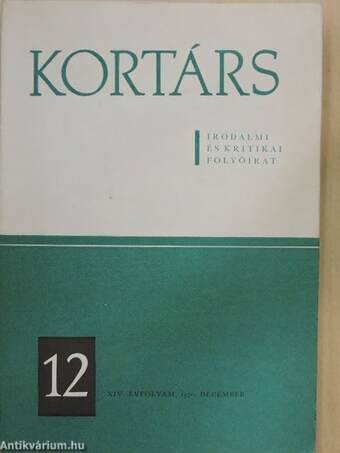 Kortárs 1970. december