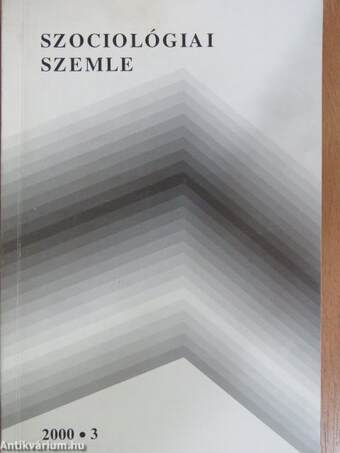 Szociológiai szemle 2000/3.