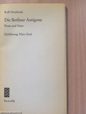 Die Berliner Antigone