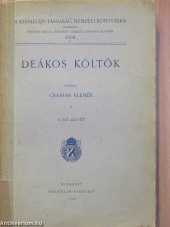 Deákos költők I.