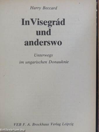 In Visegrád und anderswo