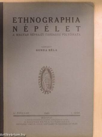 Ethnographia - Népélet 1940/1.
