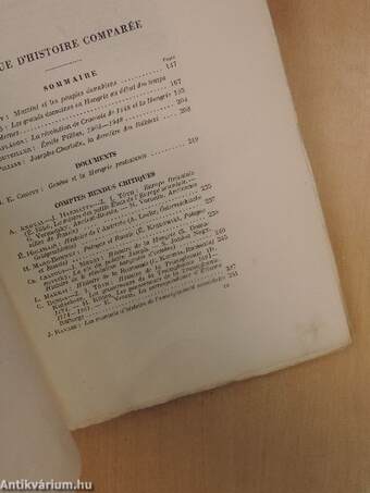 Revue d'histoire comparée 1947/2.