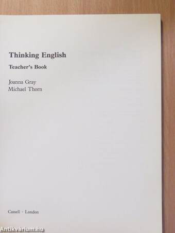 Thinking English - Teacher's Book