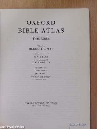 Oxford Bible Atlas