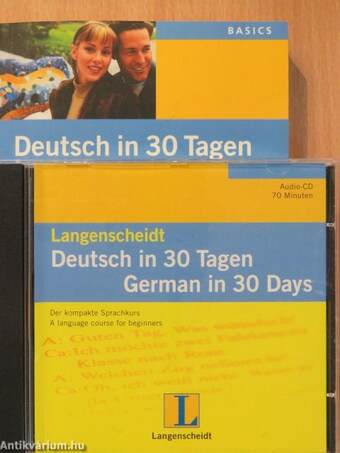 Deutsch in 30 Tagen/German in 30 days - CD-vel