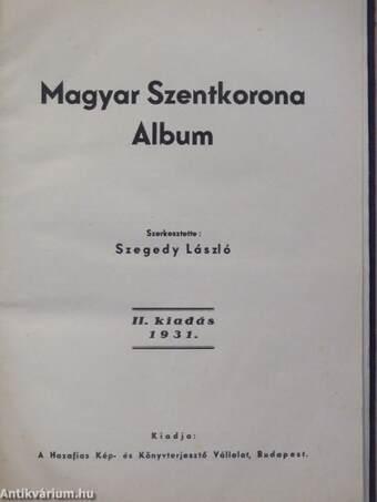 Magyar Szentkorona Album