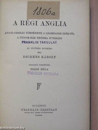 A régi Anglia