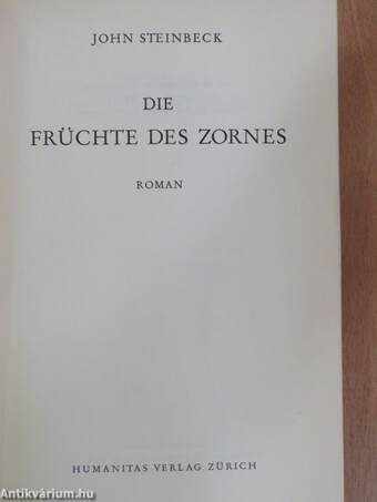 Die früchte des Zornes