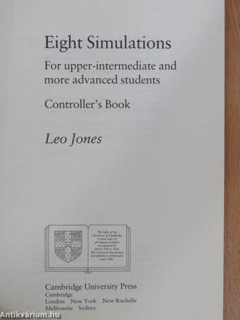 Eight Simulations - Controller's Book