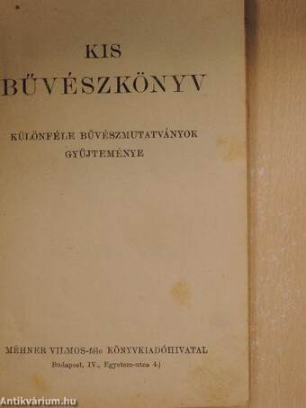 Kis bűvészkönyv