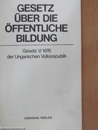 Gesetz über die Öffentliche Bildung