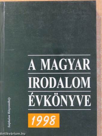 A magyar irodalom évkönyve 1998