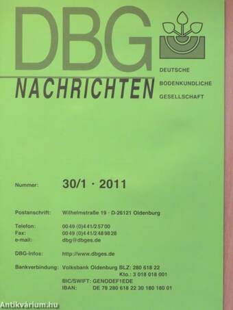DBG Nachrichten 2011/1.