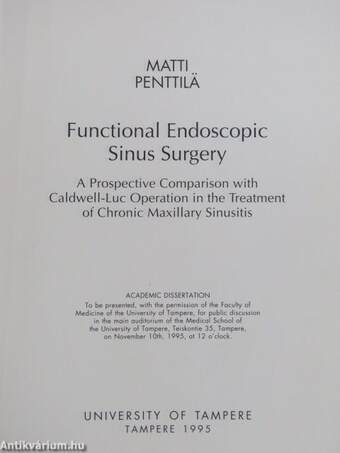 Functional Endoscopic Sinus Surgery