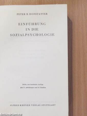 Einführung in die Sozialpsychologie