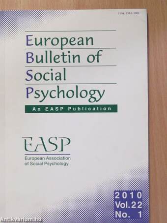 European Bulletin of Social Psychology 1/2010.