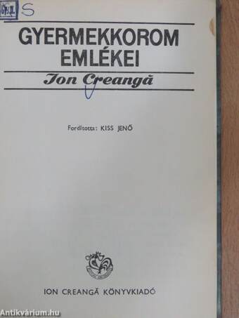 Gyermekkorom emlékei