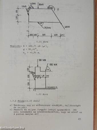 Mechanikai példatár I.