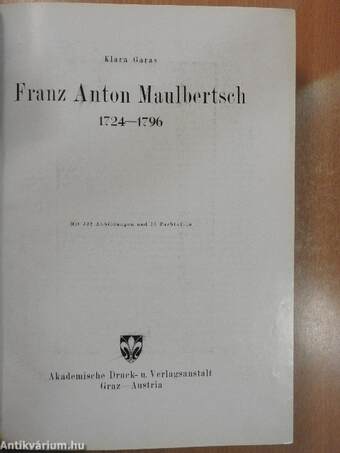 Franz Anton Maulbertsch 1724-1796