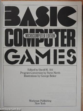 Basic Computer Games