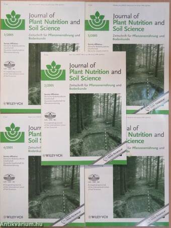 Journal of Plant Nutrition and Soil Science 2005. (nem teljes évfolyam)