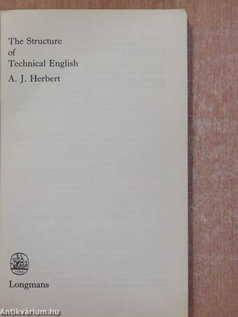 The Structure of Technical English