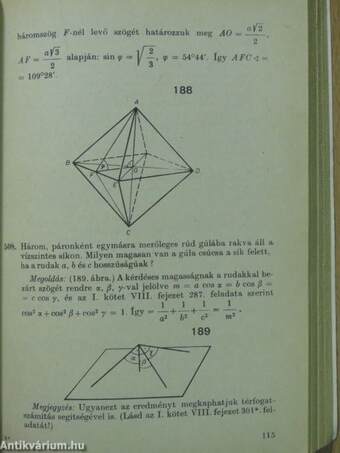 Matematikai feladatok II. (töredék)