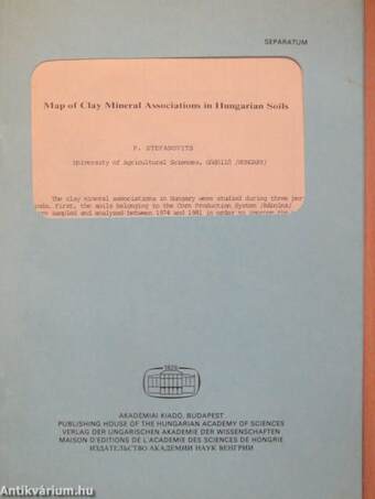 Map of Clay Mineral Associations in Hungarian Soils