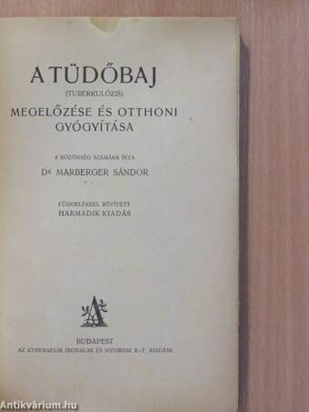 A tüdőbaj (tuberkulózis) megelőzése és otthoni gyógyítása