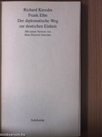 Der diplomatische Weg zur deutschen Einheit