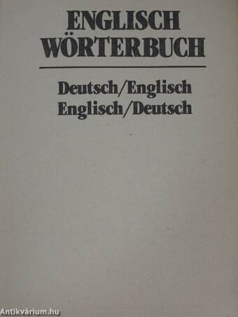 Englisch Wörterbuch