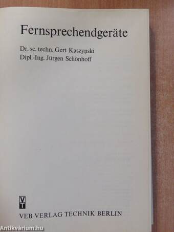 Fernsprechendgeräte