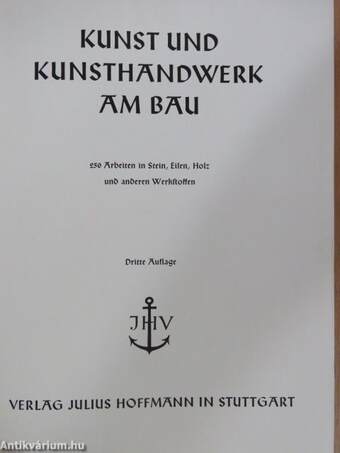 Kunst und Kunsthandwerk am Bau