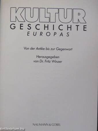 Kulturgeschichte Europas