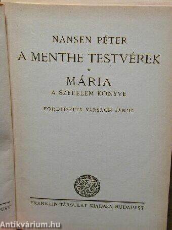 A Menthe testvérek/Mária